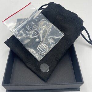 Sterling Silver Volley Ball Charm Rembrandt 925 Sports RQC 2243 Sterling Silver